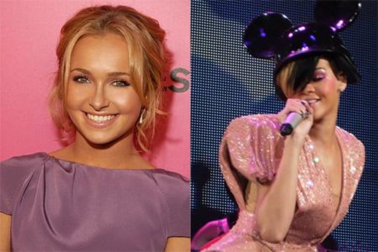 IMage: Hayden Panettiere and Rihanna